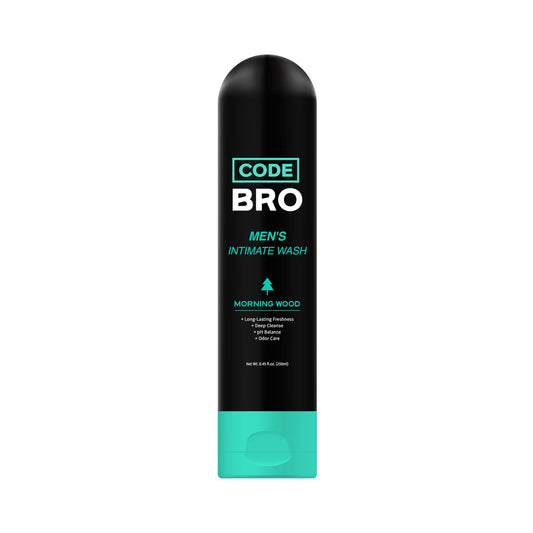Code Bro Men's Intimate Wash Morning Wood - Shower Stuff for Men (250ml, 8.45 fl oz) Beauty and Personal Care Code Bro Default Title
