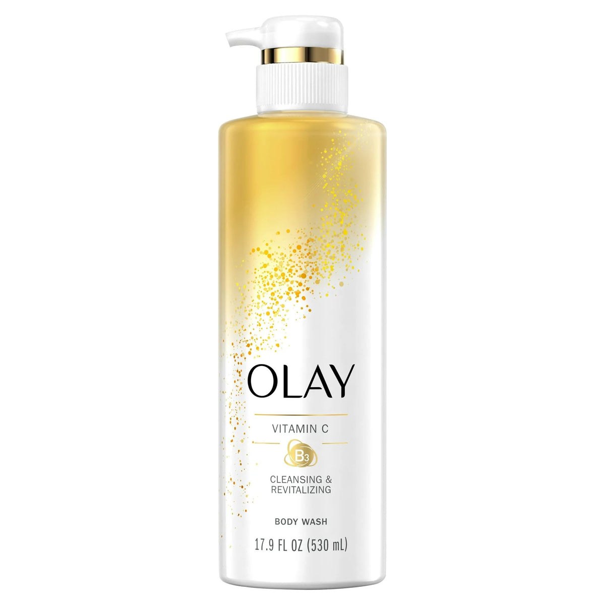 Olay Body Wash with Vitamin C and Vitamin B3, Cleansing & Revitalizing, 17.9 FL Oz (530mL) (3) Beauty & Personal Care Olay