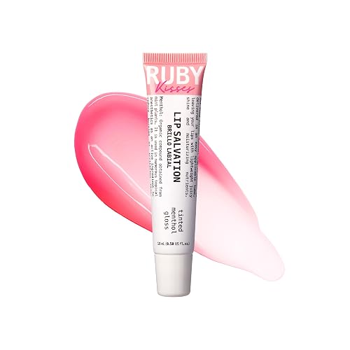 Ruby Kisses Salvation Lip Gloss, Lightweight, Juicy Shine, Menthol Infused Conditioning Lip Treatment, Heals, Cools & Calms, Deep Hydration Lip Care Beauty & Personal Care Ruby Kisses