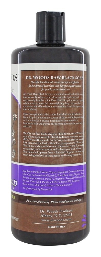 Dr. Woods ? Liquid raw black soap with Fair Trade Shea Butter Original [parallel import goods] Beauty & Personal Care Dr. Woods