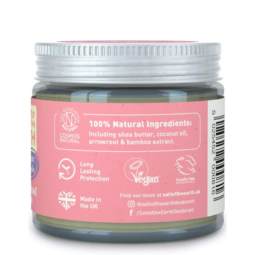 SALT OF THE EARTH Lavender & Vanilla Deodorant Balm, 60 GR Beauty and Personal Care Salt Of the Earth