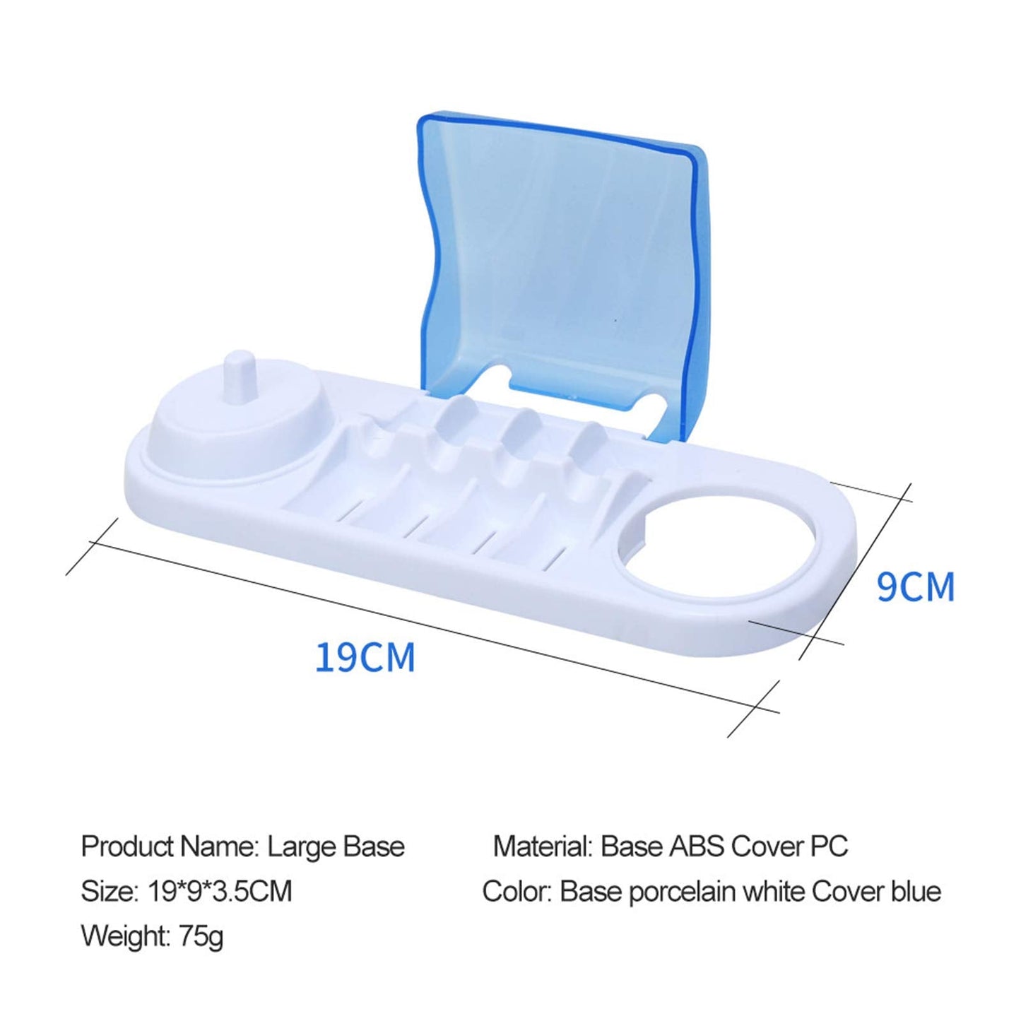 Domary Electric Case Holder Compatible with Braun Oral-B Electric Headr Holder Stand Brush Head Cover Case Beauty and Personal Care Domary