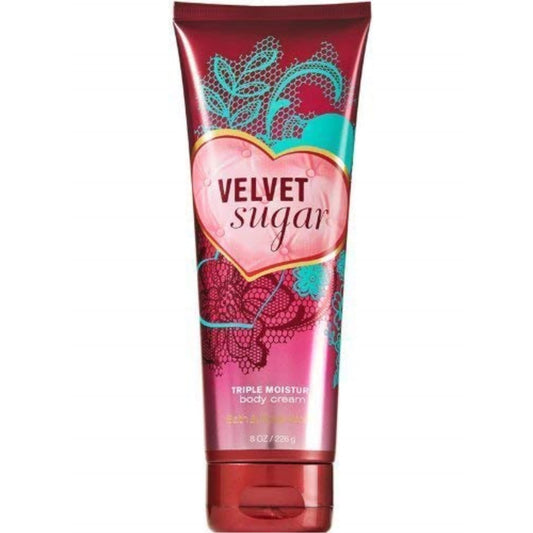 Bath and Body Works Signature Collection Triple Moisture Body Cream Velvet Sugar Beauty & Personal Care Bath & Body Works