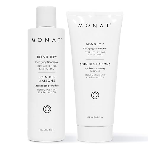 MONAT BOND IQ™ Shampoo & Conditioner Set - Strengthening & Repairing Duo with Biomimetic Peptide Technology, Lupin Protein & Baobab Extract Beauty & Personal Care MONAT