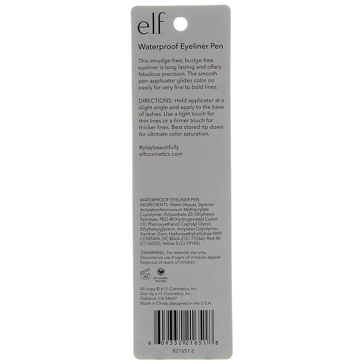 ELF Essential Eyeliner Pen Black - Pack of 2 Beauty & Personal Care e.l.f.