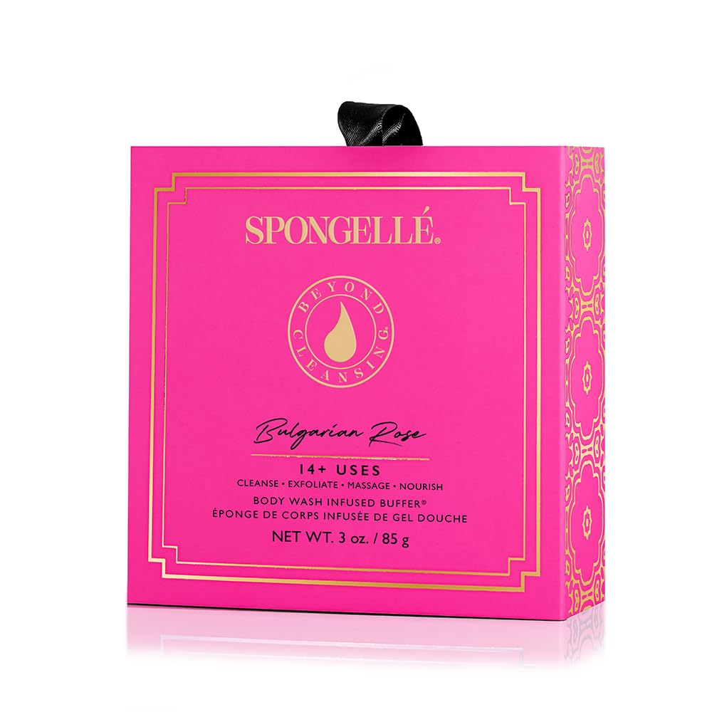 SPONGELLÉ Spongelle Flower Boxed Bulgarian Rose, 0.085 kg Beauty & Personal Care SPONGELLÉ
