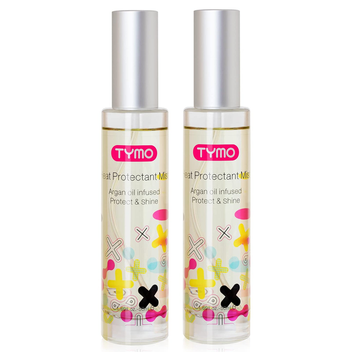 TYMO Heat Protectant for Hair with Argan Oil for Heated Styling Tools, Leave in Conditioner Spray to Smooth & Hydrate, Natural Pure Formulation Beauty & Personal Care TYMO