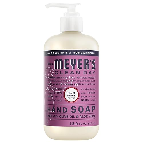 MRS. MEYER'S CLEAN DAY Hand Soap, Plum Berry Scent, 12.5 Fl Oz Bottle Beauty & Personal Care Mrs. MEYER'S