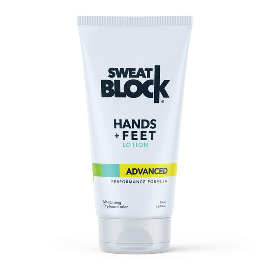 SweatBlock Antiperspirant Lotion for Hands & Feet - CLINICAL STRENGTH for Men & Women - Hyperhidrosis Aid to Stop Excessive Sweating - Reduces Foot Beauty and Personal Care SweatBlock
