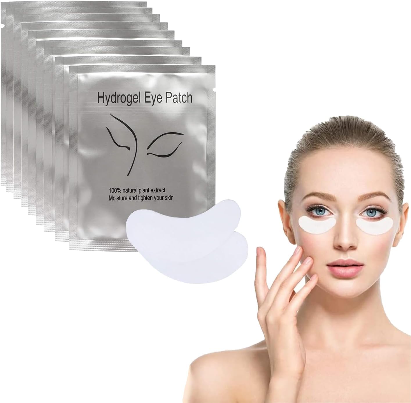 Chargenyang Eyelash Extension Gel Patches Kit Under Eye Gel Pads Eyelash Extension Pads Lint Free False Eyelash Lash Extension Makeup Eye Gel Patches Beauty & Personal Care Chargenyang