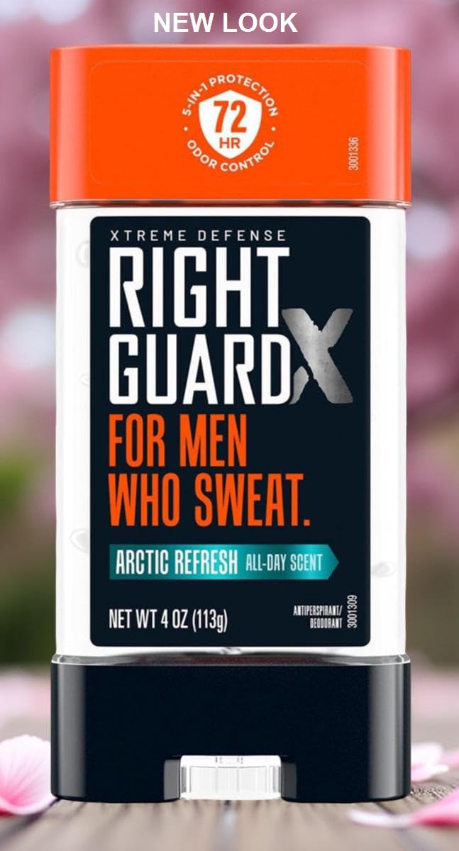 Right Guard Xtreme Defense Arctic Refresh Gel 4 Ounce Men Beauty and Personal Care Right Guard