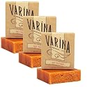Varina Organic Bay Runner Bar Soap - Gentle Cleansing for Sensitive Skin, Spicy - 3 Pack Beauty & Personal Care Varina