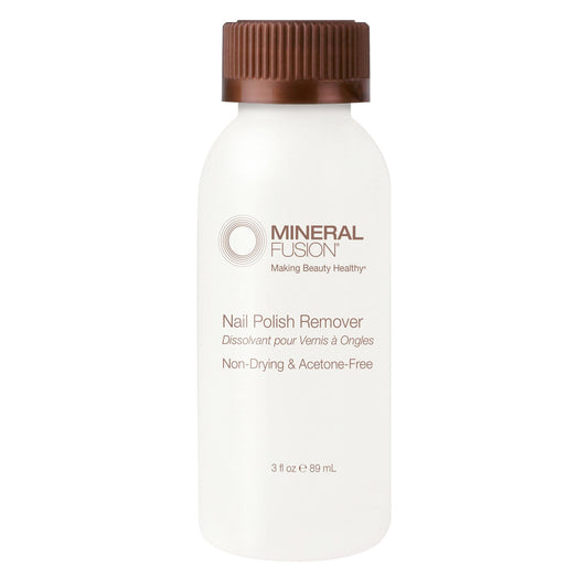 Mineral Fusion Nail Polish Remover - Acetone-Free Nail Care with Natural Solvents - Non Drying Liquid Formula - TSA-friendly Travel Size - 3 fl oz Beauty & Personal Care Mineral Fusion