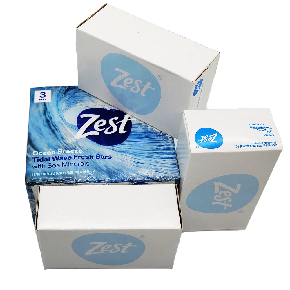 Zest Bar Soap 3 ct, ocean breeze, 12 Ounce Beauty & Personal Care Zest