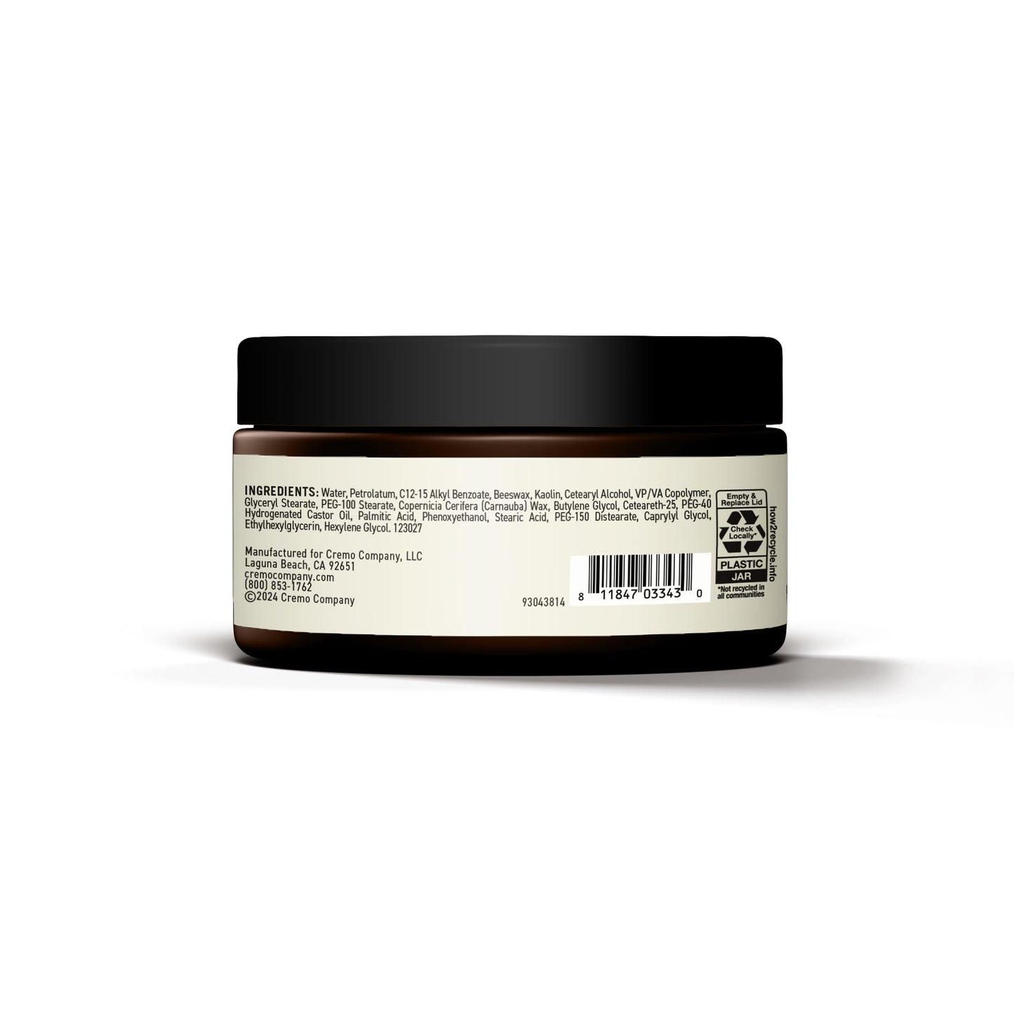 Cremo Mens Hair Clay, Premium Barber Grade Sculpting Clay for Hair Styling, High Hold, Matte Finish, 4 Oz Beauty & Personal Care Cremo