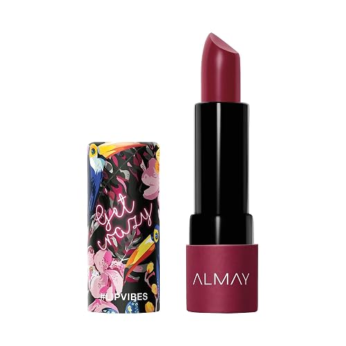 Almay Lipstick with Vitamin E Oil & Shea Butter, Matte Finish, Hypoallergenic, Get Crazy, 0.14 Oz Beauty & Personal Care Almay
