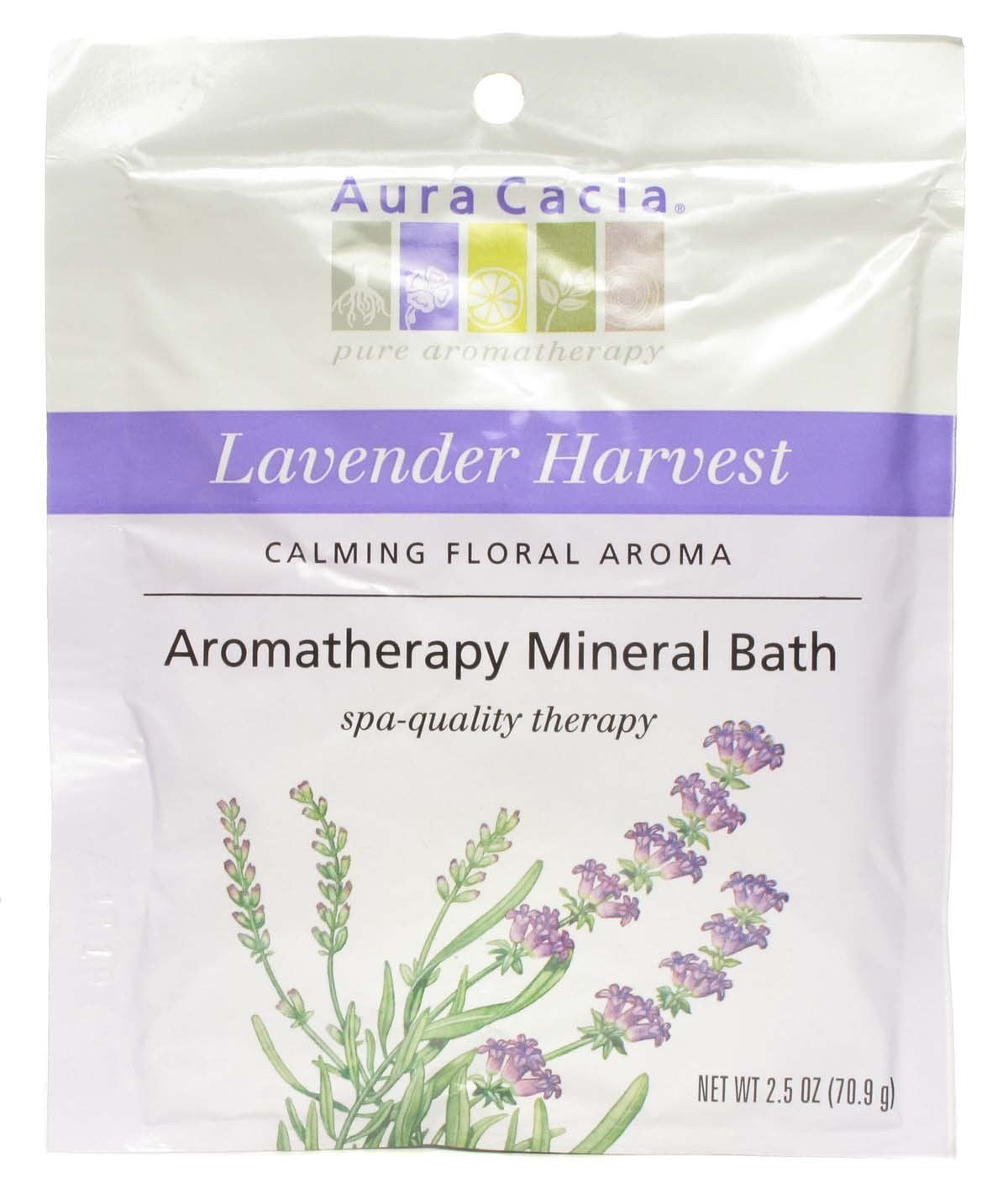 Aura Cacia Bath Mnrl Lavendar Relaxing Beauty and Personal Care Aura Cacia