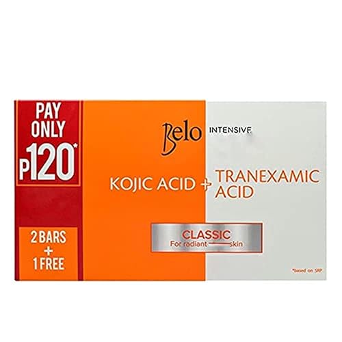 Belo Essentials Intensive Face and Body Soap, 3 x 65g Beauty & Personal Care Belo Essentials