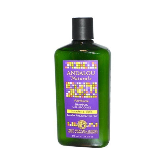Andalou Naturals Full Volume Shampoo Lavender and Biotin - 11.5 fl oz Pack of 5 Beauty & Personal Care Andalou Naturals