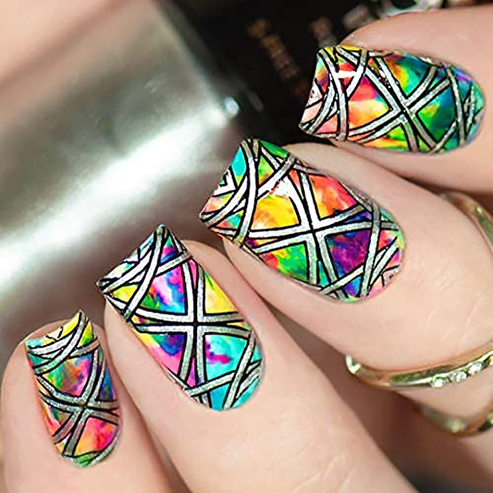 PUEEN Rocking Metallic Stamping Nail Polish Nail Art Color - Set of 12 Metallic Colors - 12ml each - BH001043 Beauty & Personal Care PUEEN