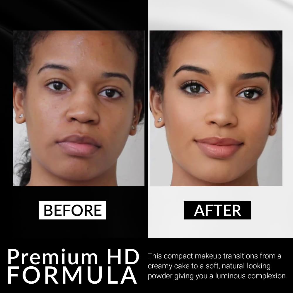 Cream To Powder Foundation by Flori Roberts, Full Coverage for Women of Color or Deeper Skin Tones, Long Lasting Makeup, Matte Finish, Covers Uneven Beauty & Personal Care Flori Roberts
