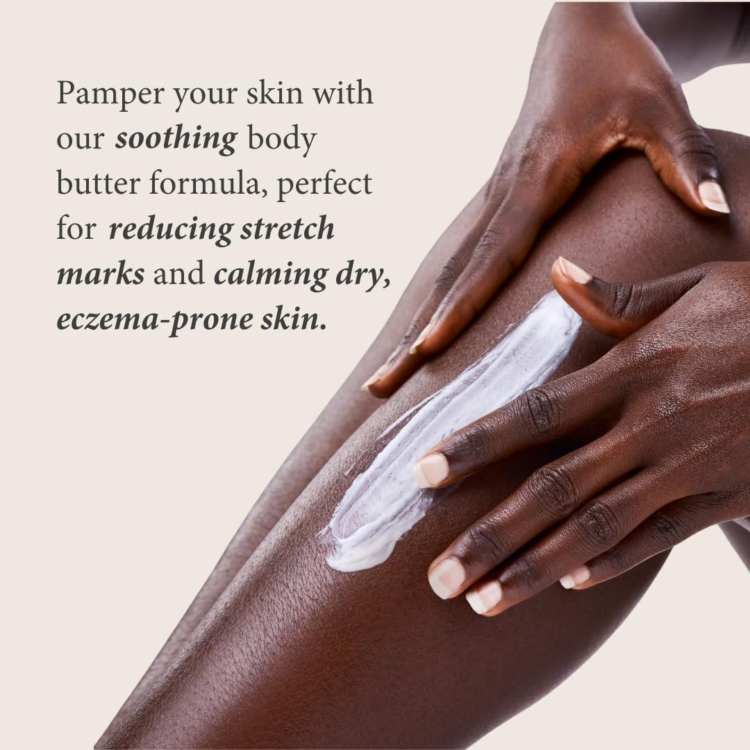 Shea Radiance P.U.R.E. Whipped Shea Butter with Colloidal Oatmeal - Whipped Body Butter Blended with Skin Soothing Oatmeal & Moisturizing Rice Bran Beauty & Personal Care Shea Radiance