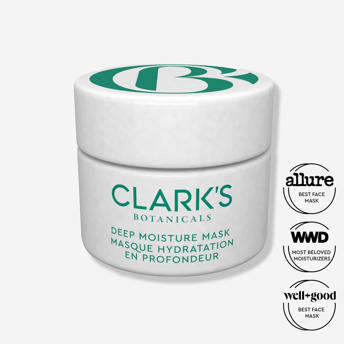 Clark's Botanicals Deep Moisture Mask, Target Dryness, Redness & Inflammation, Stimulate Collagen Production, All Skin Types, 2-in-1 Moisturizer Beauty & Personal Care Clark's Botanicals