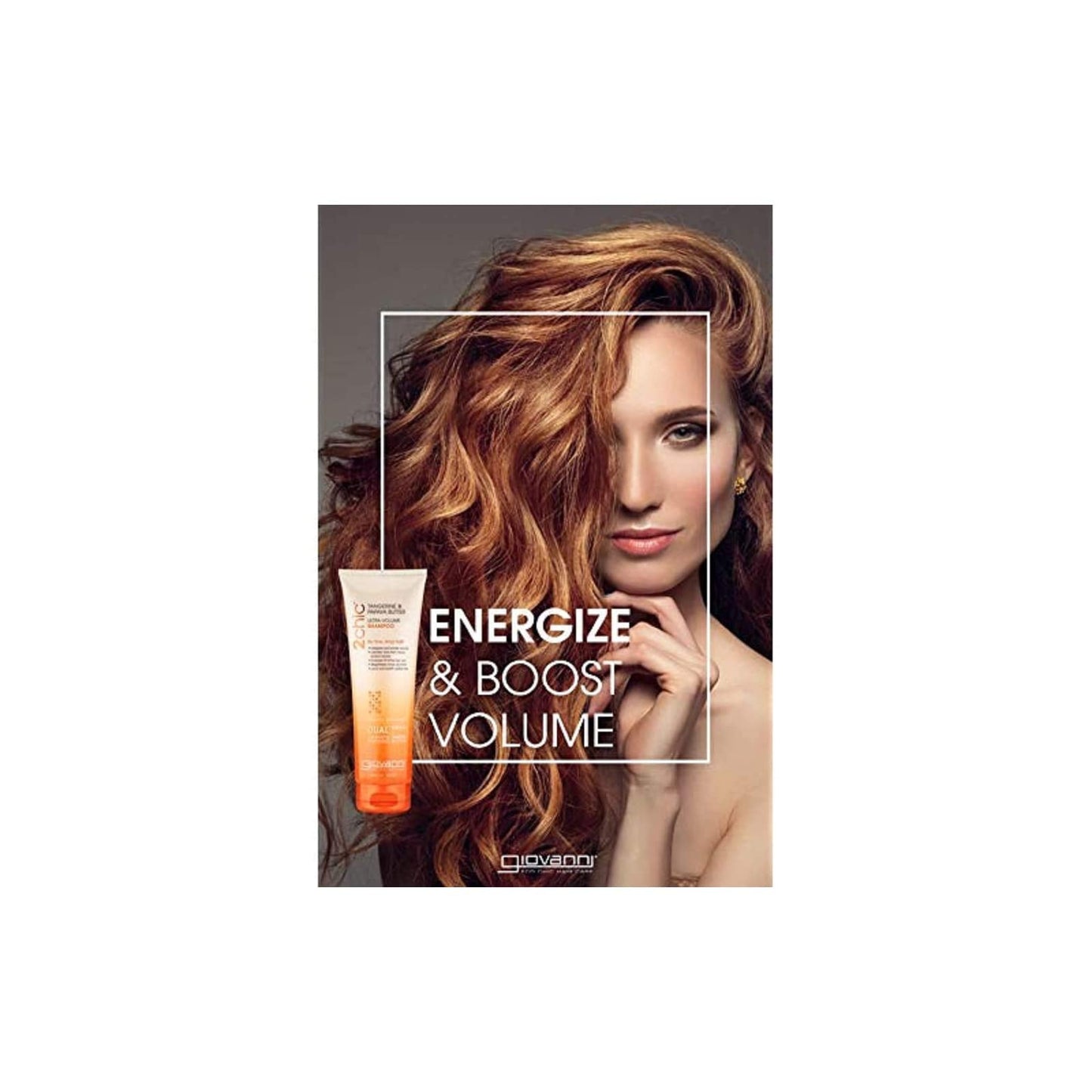 GIOVANNI 2chic Ultra-Volume Conditioner - Daily Volumizing Formula with Papaya & Tangerine Butter, Promotes Weightless Control for Thin Hair, No Beauty & Personal Care GIOVANNI