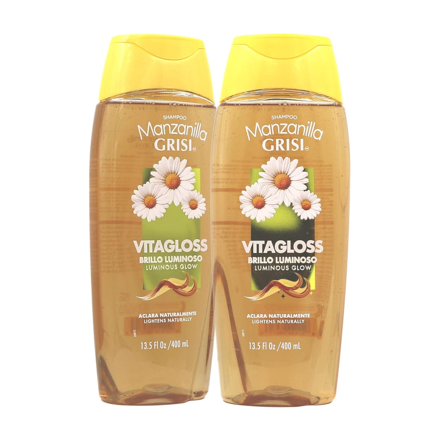 Manzanilla Grisi, Cleansing Shampoo with Chamomile Extract, 2 Pack, 13.5 FL Oz, Bottles Beauty & Personal Care Manzanilla Grisi