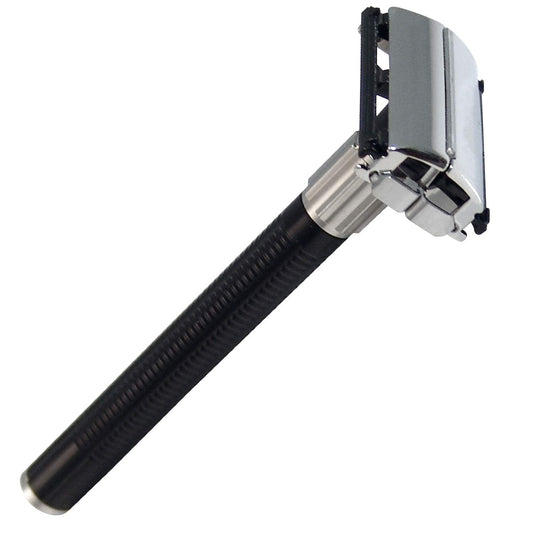 Feather Popular Double Edge Razor - Traditional Butterfly Safety Razor for Close Shaving - For Men, Wet Shavers & Barbers - Includes 2 Hi-Stainless Beauty and Personal Care Feather