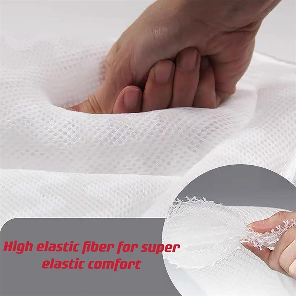 TEOYETTSF Bathtub Pillow 4D Fiber Bathtub Cushion 6 Suction Cups with Hooks Beauty and Personal Care TEOYETTSF