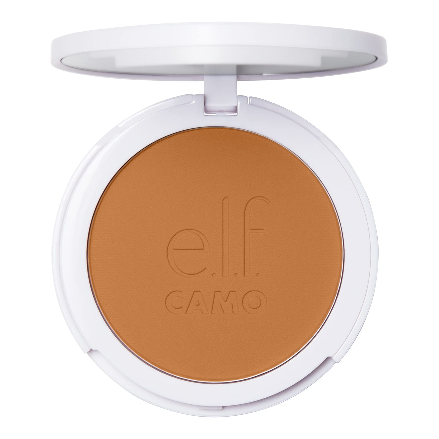 e.l.f. Camo Powder Foundation, Lightweight, Primer-Infused Buildable & Long-Lasting Medium-to-Full Coverage Pressed Foundation for Face, Tan 400 W Beauty & Personal Care e.l.f.