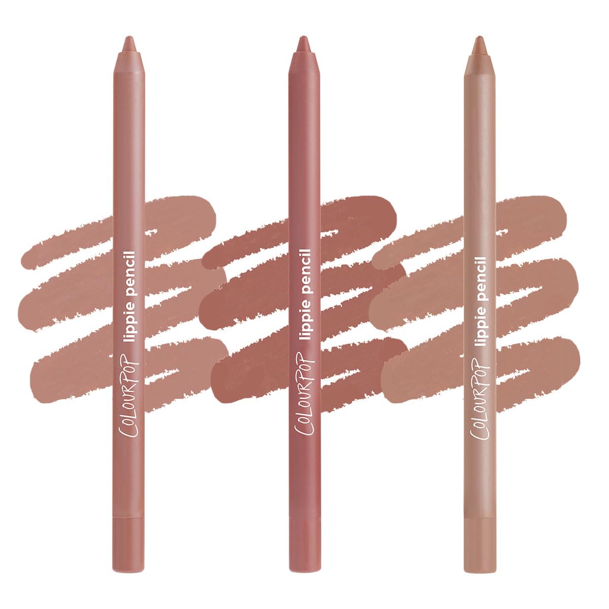 ColourPop Cool Group Chat Lippie Lip Pencil Kit - High-Pigment, Long-Lasting & Sharpenable Lip Liner with High-Impact Color - Includes Shades Ashton Beauty & Personal Care ColourPop