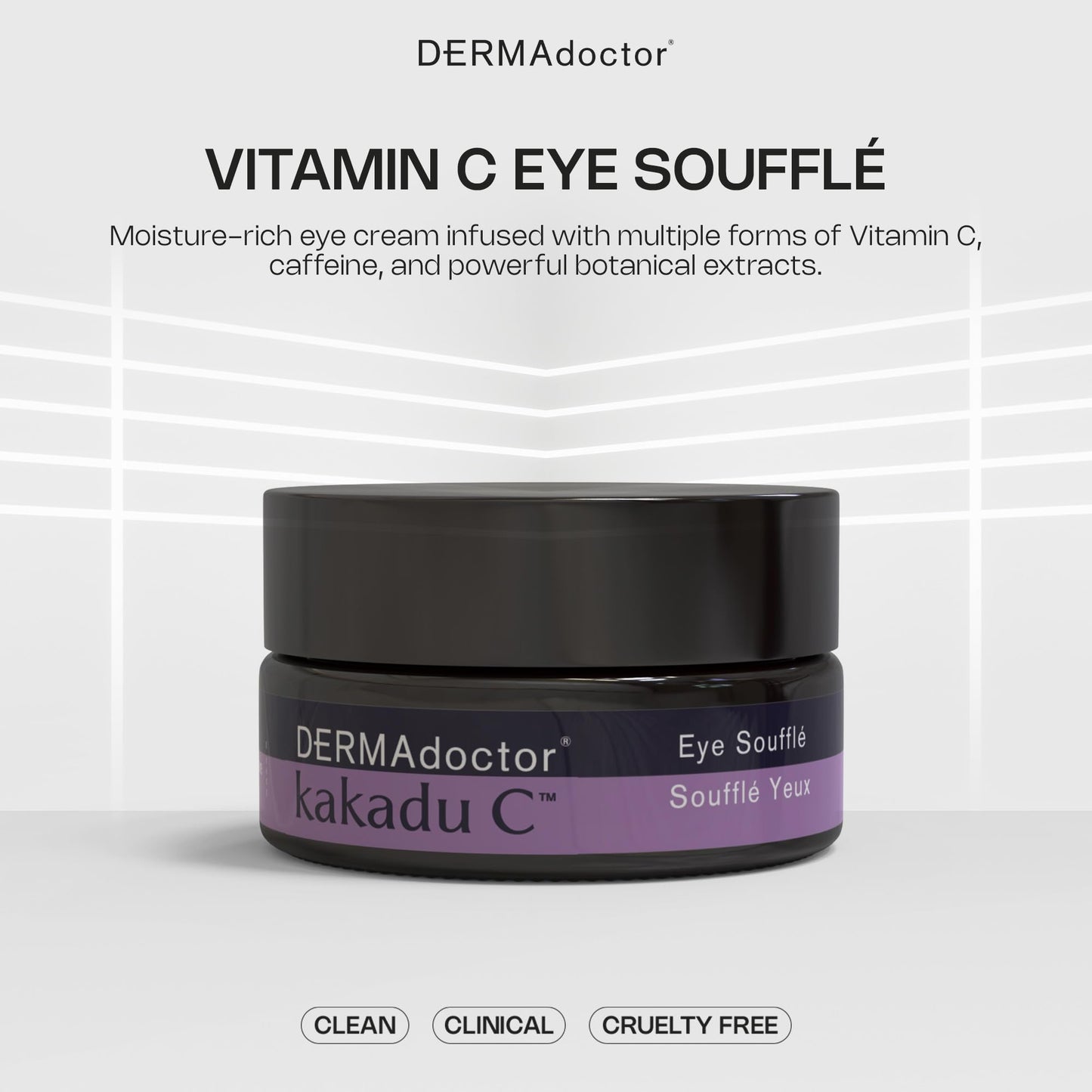 DERMAdoctor vitamin c eye cream with Vitamin E - caffeine under eye cream for Dark Circles, Puffiness, Bags, Eye Fatigue, Wrinkles & Dehydration Beauty & Personal Care DERMAdoctor