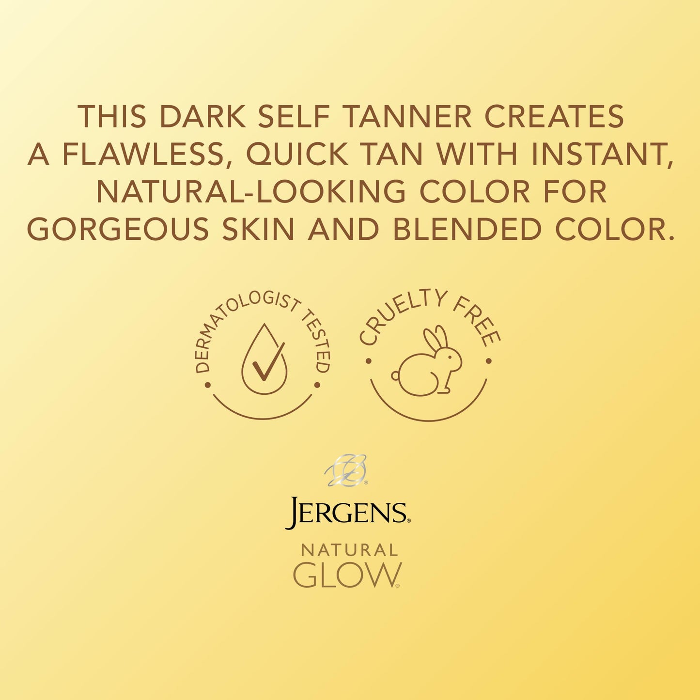 Jergens Natural Glow Instant Sun Body Mousse, Self Tanner for Ultra Deep Bronze Tan, Sunless Tanning Body Bronzer, Natural Looking Fake Tan, 6 Oz Beauty and Personal Care Jergens