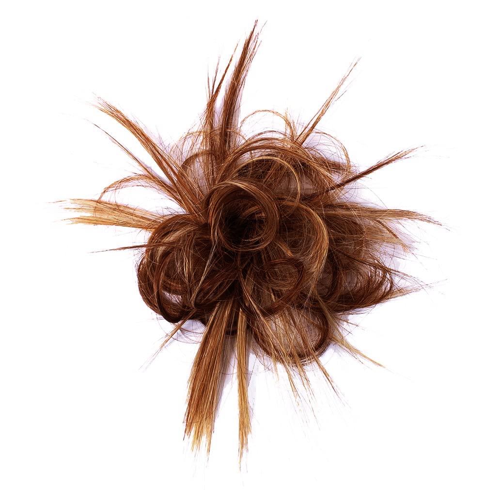 Hairdo Spiky Clip Textured Natural Looking Hairpiece Clip by Hairuwear - R6/30H-Chocolate Copper