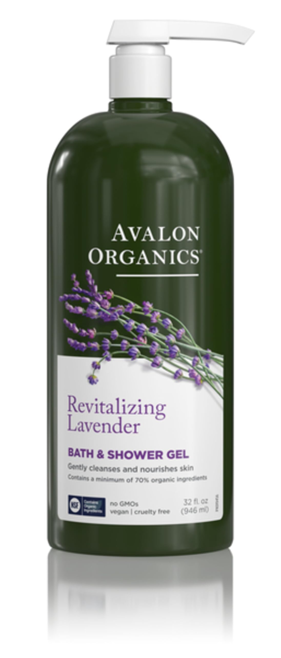 Avalon Organics Bath & Shower Gel, Revitalizing Lavender, 32 Oz Beauty & Personal Care Avalon Organics