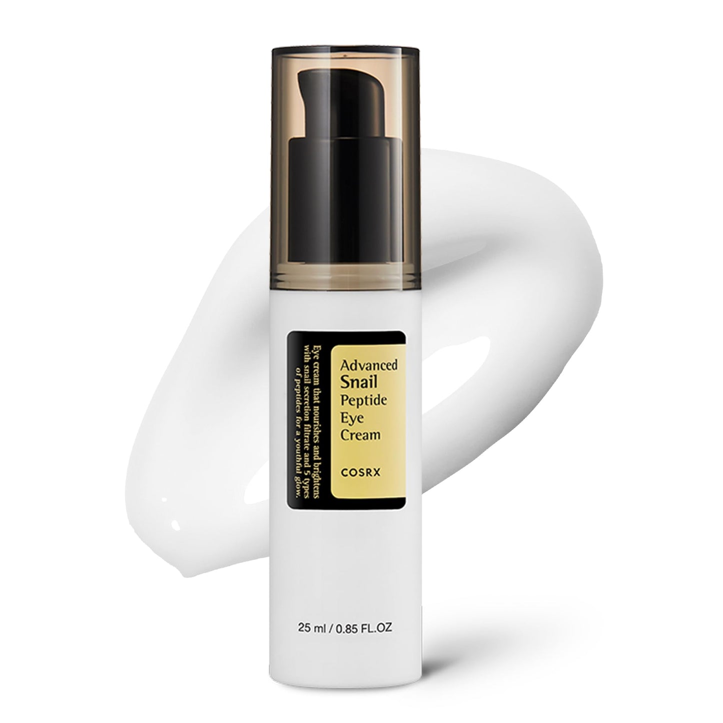 COSRX Snail Mucin Peptide Under Eye Cream, 73.7% Snail Mucin and Niacinamide, Eye Care, Eye Cream Anti Aging, Korean Eye Cream for Dark Circles Beauty and Personal Care COSRX