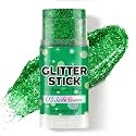4th of July Patriotic Body Glitter Stick, Red White Blue Face Glitter Stick Makeup for Womens Body Hair Face Fourth Outfit Party Festival Football Beauty & Personal Care SundownAura