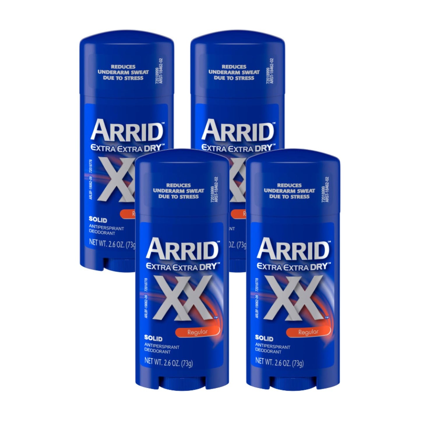 Arrid XX Extra Extra Dry Solid Antiperspirant Deodorant, Regular, 2.6 oz. (Pack of 4) Beauty and Personal Care Arrid