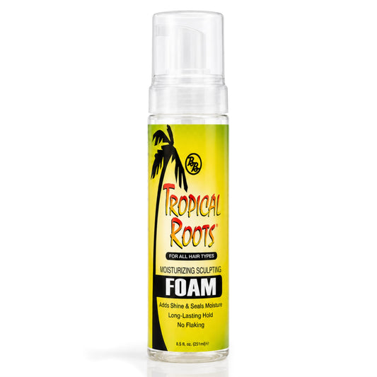 Bronner Bros Tropical Roots Moisturizing Sculpting Foam - Long-Lasting Hair Foam Wrap for Braids, Twists & Sets - Helps Soothe Dry, Itchy Scalp Beauty & Personal Care Bronner Bros