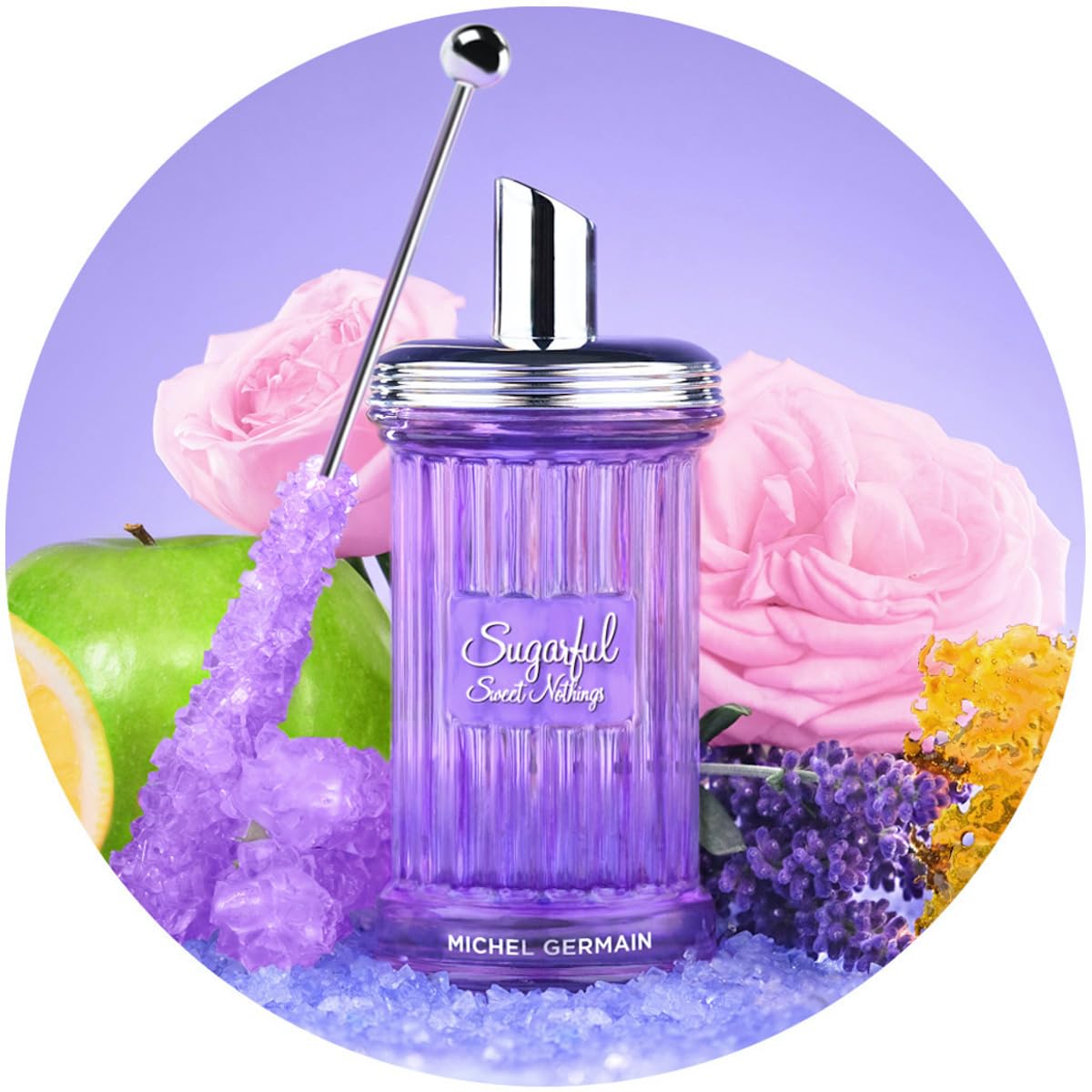 Michel Germain Sugarful Sweet Nothings Eau de Parfum, Notes of Green Apple, Pretty Lavender, Creamy Caramel, 3.4 Fl Oz Beauty & Personal Care Michel Germain