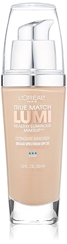 L'Oréal Paris True Match Lumi Healthy Luminous Makeup, C3 Creamy Natural, 1 fl. oz. Beauty & Personal Care L'Oreal Paris