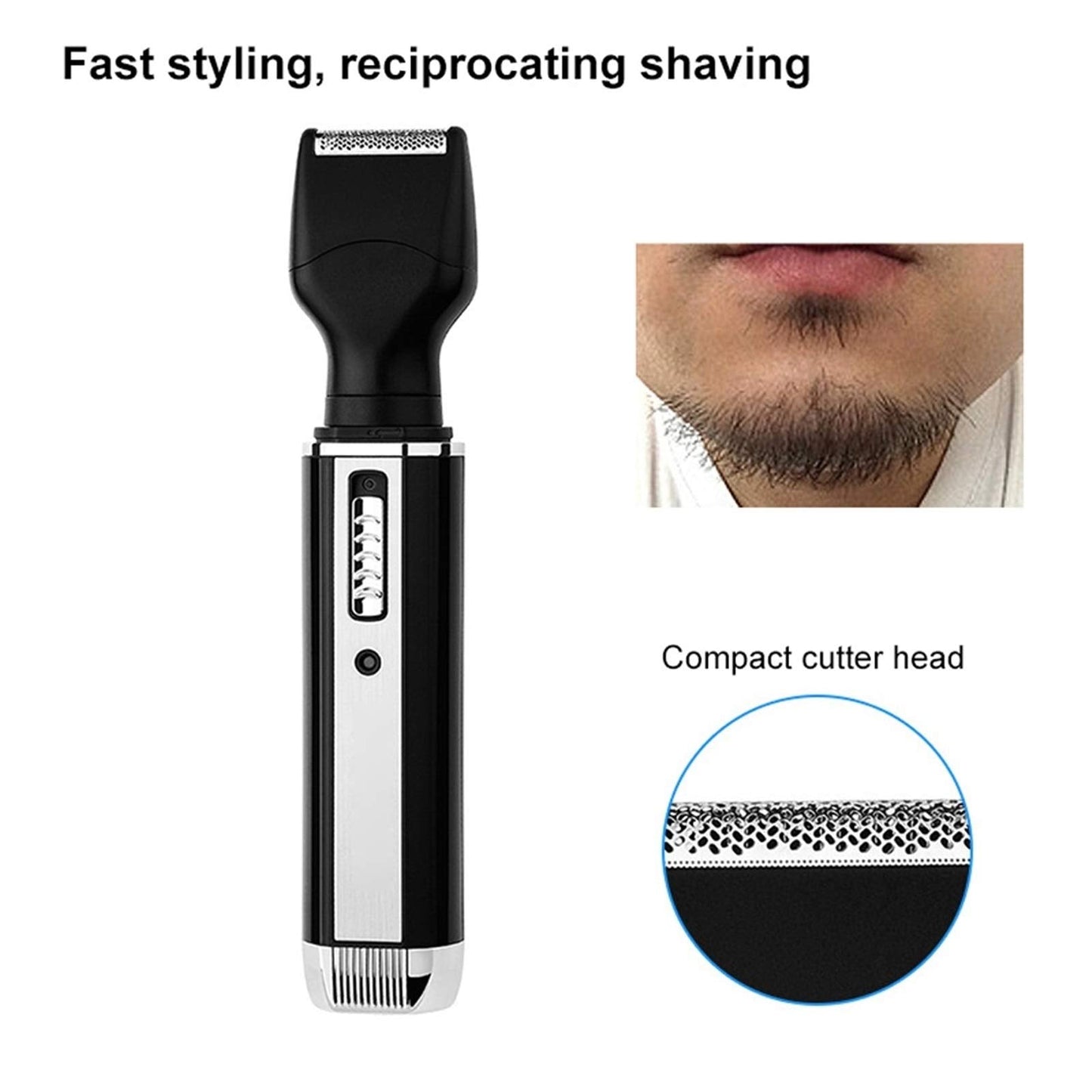 CDGTHYU 4 in 1 Rechargeable Men Electric Nose Ear Hair Trimmer Painless Women Trimming Side Burns Eyebrows Beard Clipper Cut Shaver Beauty and Personal Care CDGTHYU