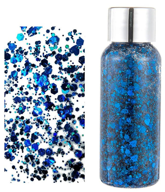 Body Glitter Gel, Face Glitter Body Glitter Liquid Eyeshadow, Face Hair Nail Glitter, Holiday Glitter Makeup (5) Beauty & Personal Care JUDEWY