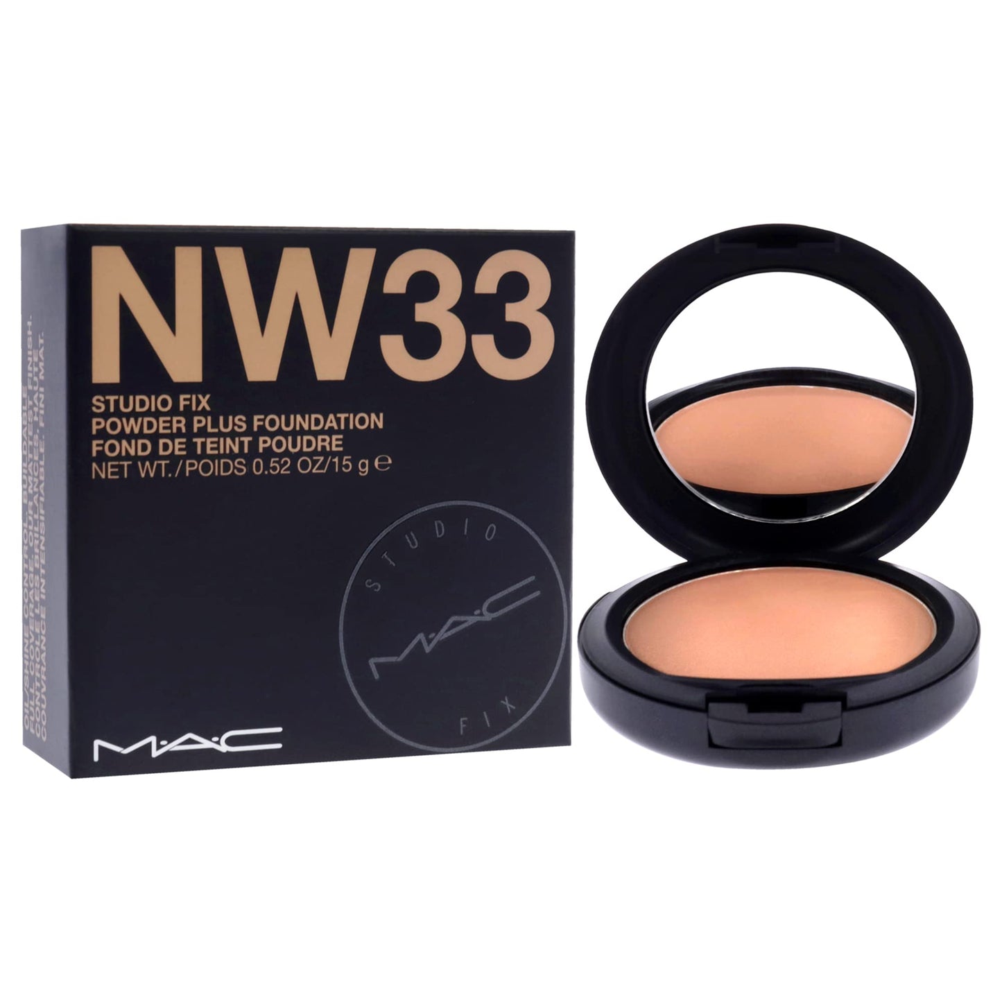 Mac Studio Fix Powder Plus Foundation Nw33 15gm/0.52 Oz Beauty & Personal Care MAC