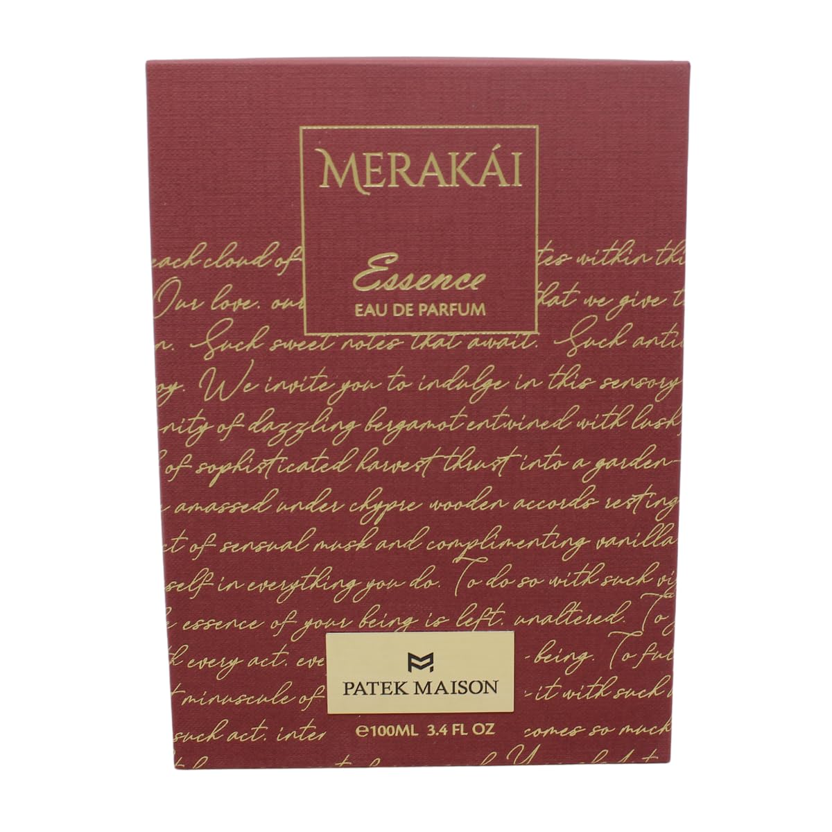 Patek Maison Merakai Essence 3.4 oz Eau De Parfum Spray, Unisex Beauty & Personal Care Patek Maison