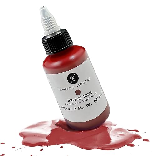 Narrative Cosmetics FX Alcohol Airbrush Paint - 2 fl oz | Waterproof, Quick-Dry, Skin-Safe Body & SFX Makeup | Brush or Sponge | Stage, Film Beauty & Personal Care Narrative Cosmetics