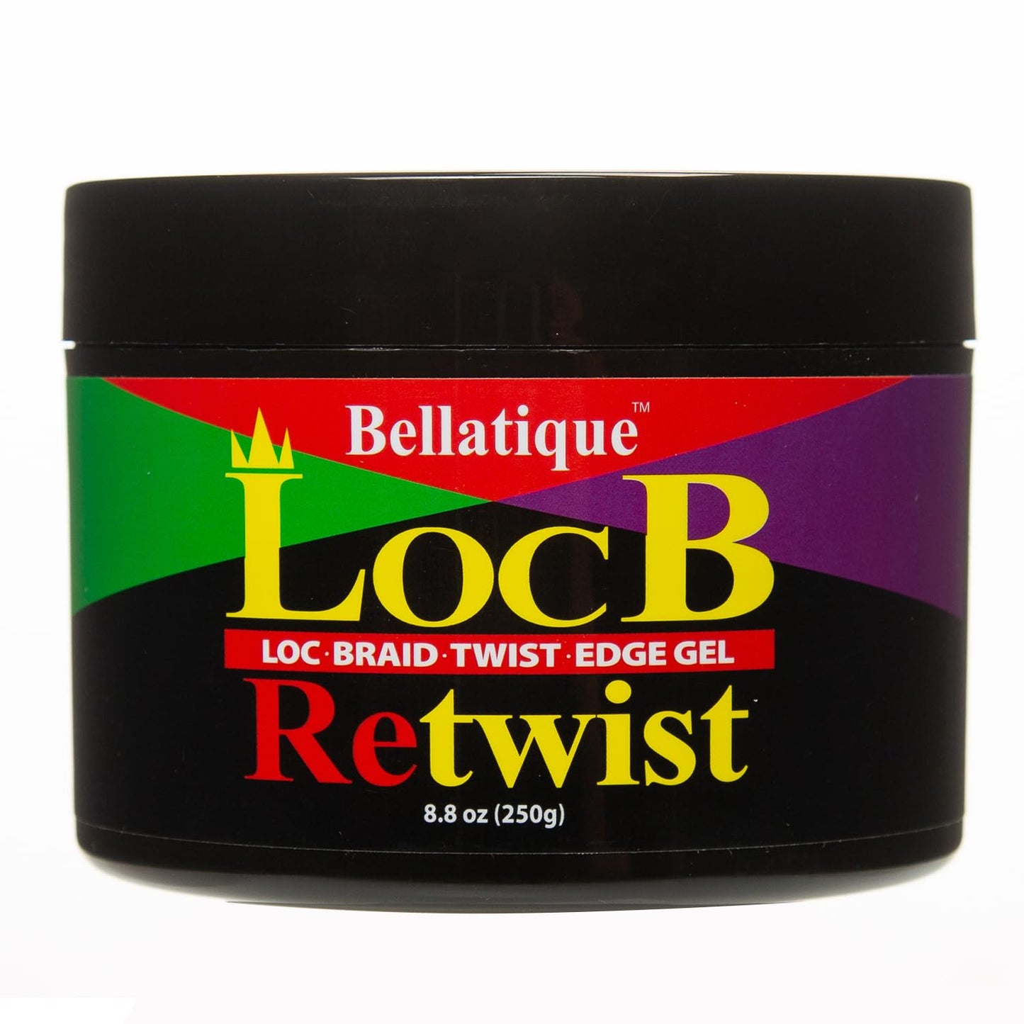 Loc B Retwist Loc, Braid, Twist, Edge Gel for Natural, Relaxed, Dry, Dull, & Brittle Hair (8.81 oz) Beauty & Personal Care BELLATIQUE