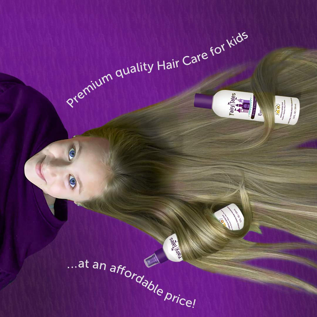 Fairy Tales Daily Cleanse Everyday Kids Shampoo + Conditioner set - Gentle Natural Defining Product, Tangle Free, Moisturizing and Hydrating, Clean + Beauty & Personal Care Fairy Tales
